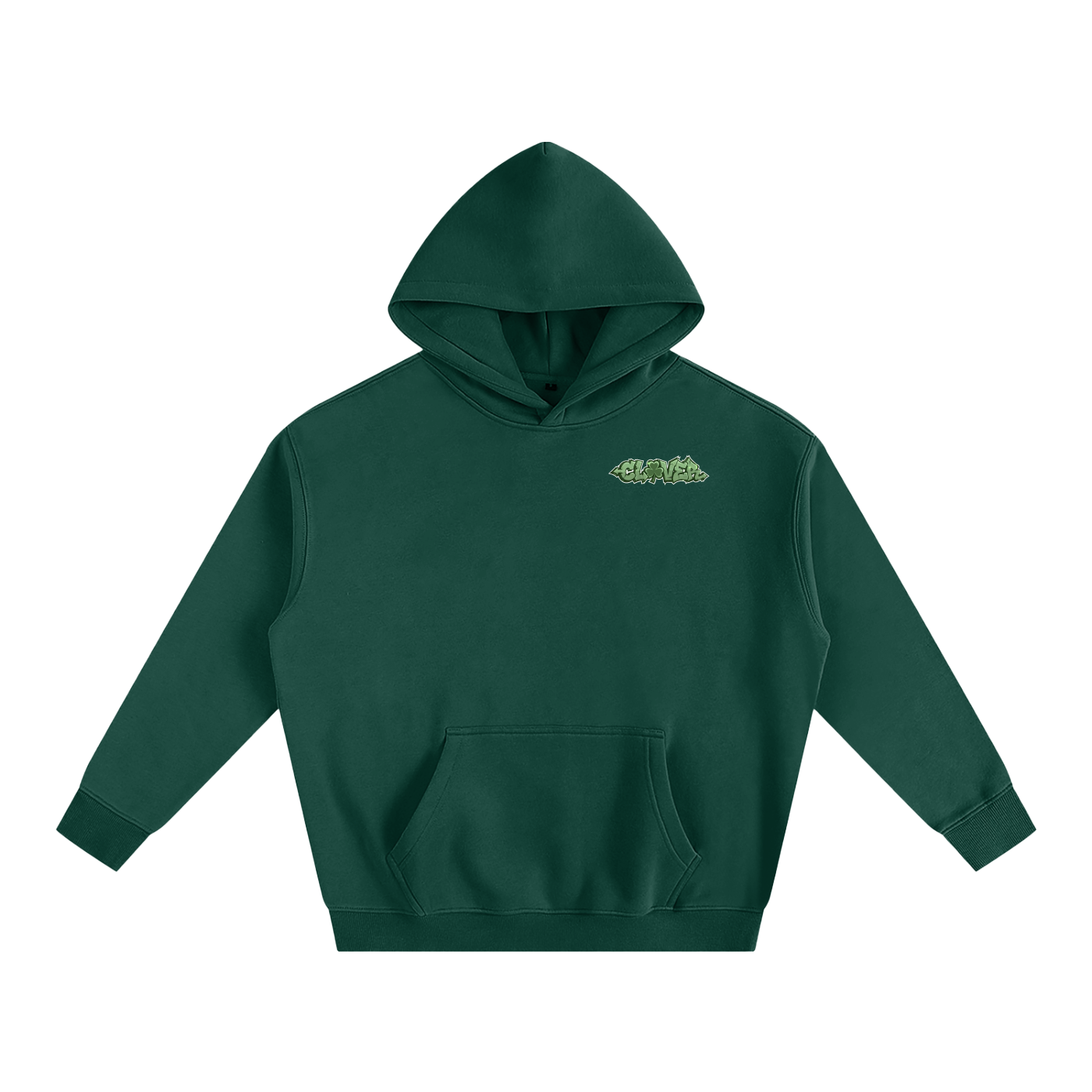 CLOVER-Oversize Fleeced Hoodie