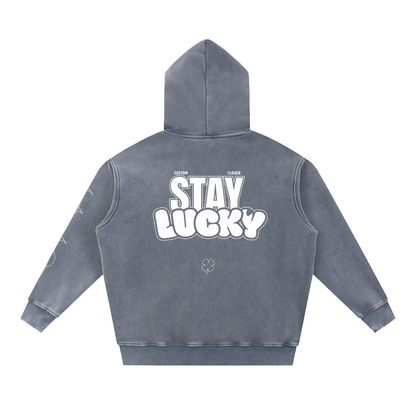 CLOVER Snow Wash Hoodie