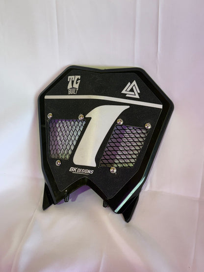 ETM RTR Vented Number Plate Sparkle