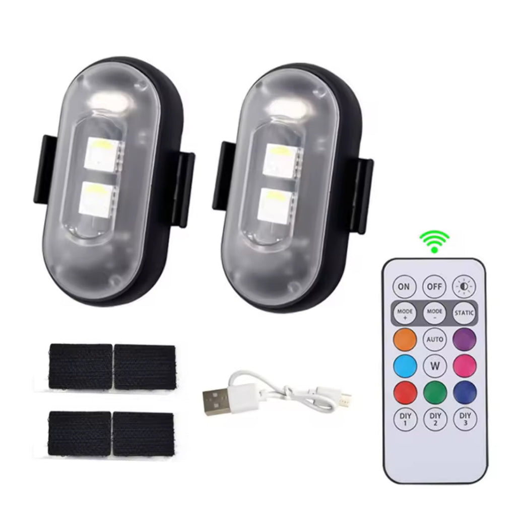 Rechargeable Velcro Rocklights