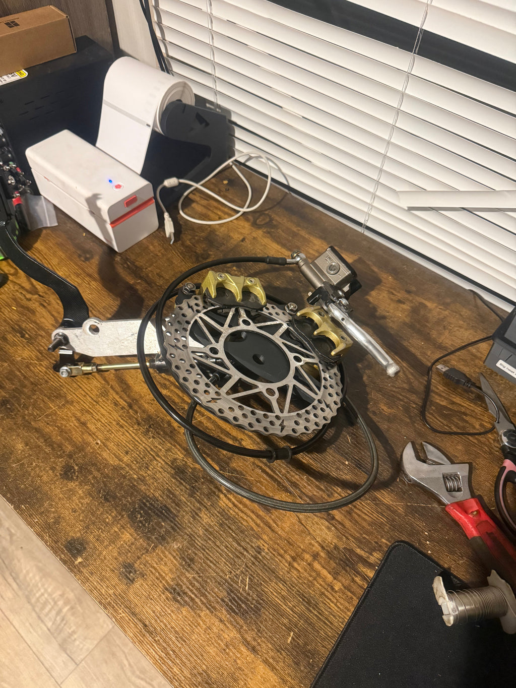 ETM RTR dual moto brake kit