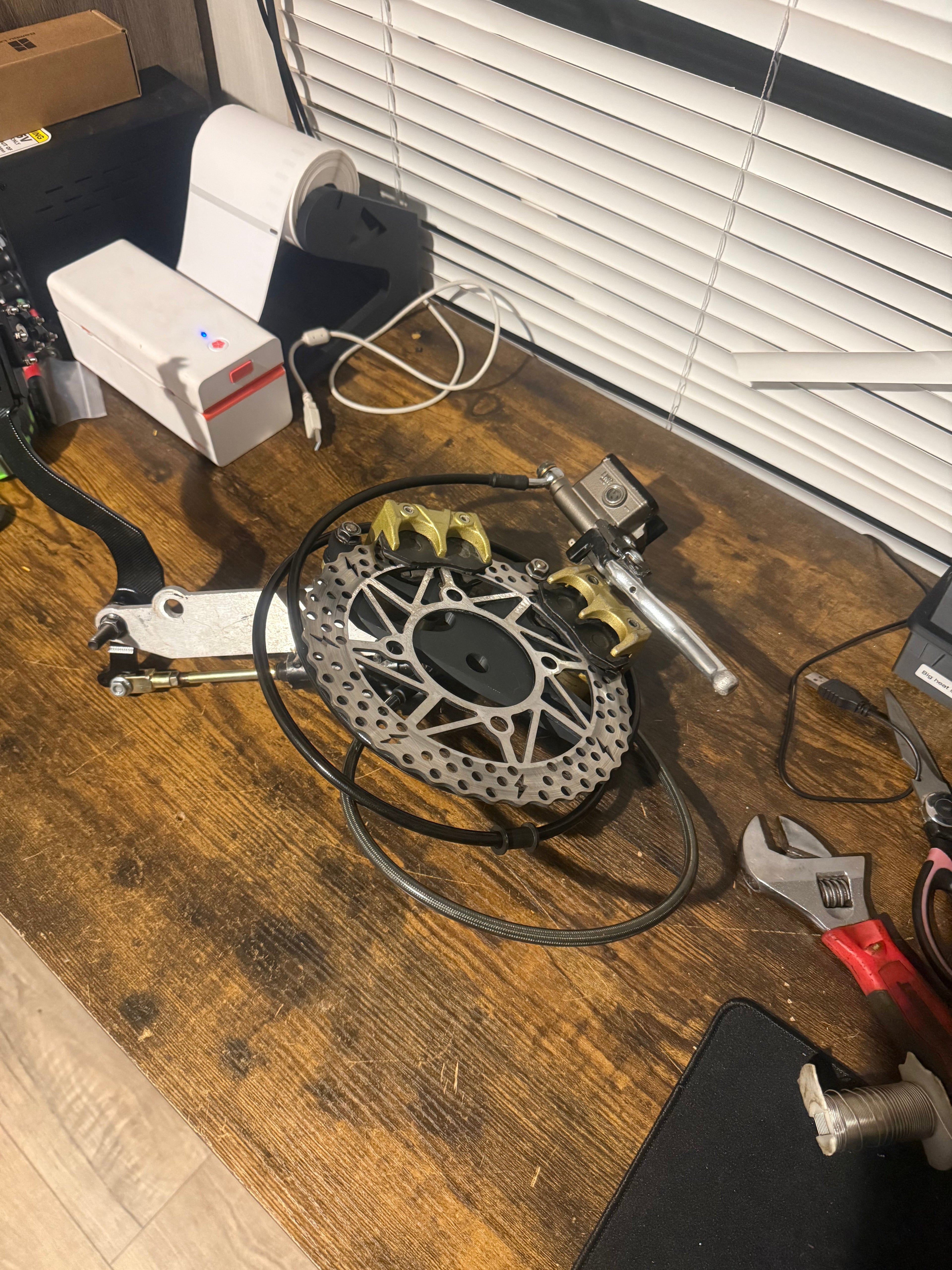 ETM RTR dual moto brake kit