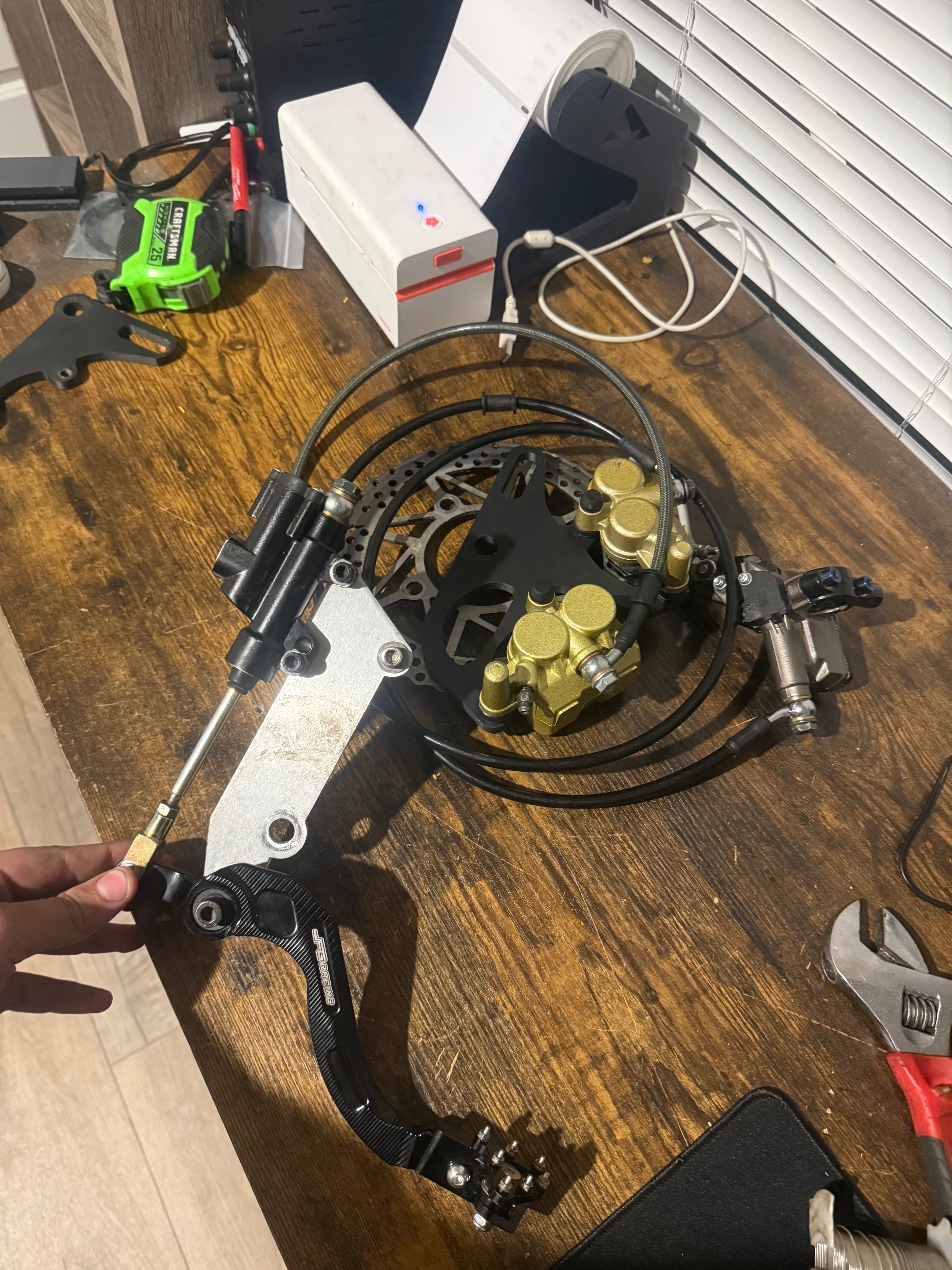 ETM RTR dual moto brake kit