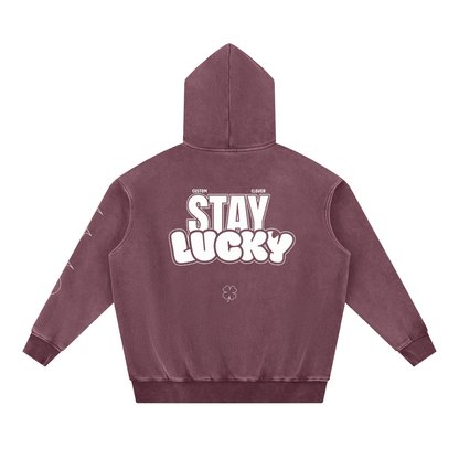 CLOVER Snow Wash Hoodie