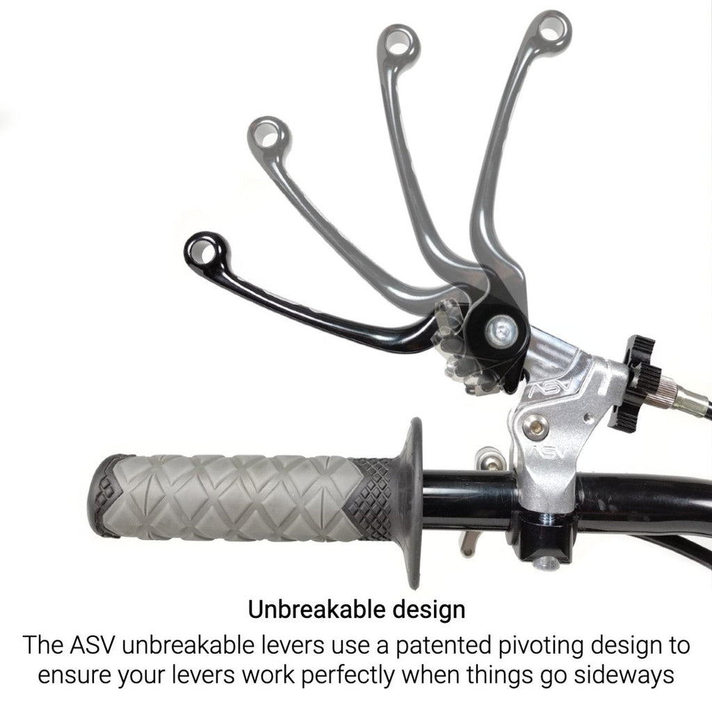 ASV F3-E Unbreakable Brake Levers Front and Rear for ETM RTR