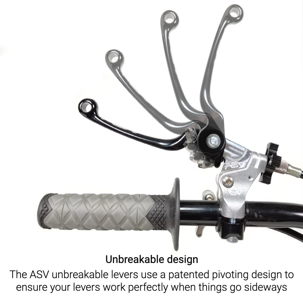 ASV F3-E Unbreakable Brake Levers Front and Rear for ETM RTR
